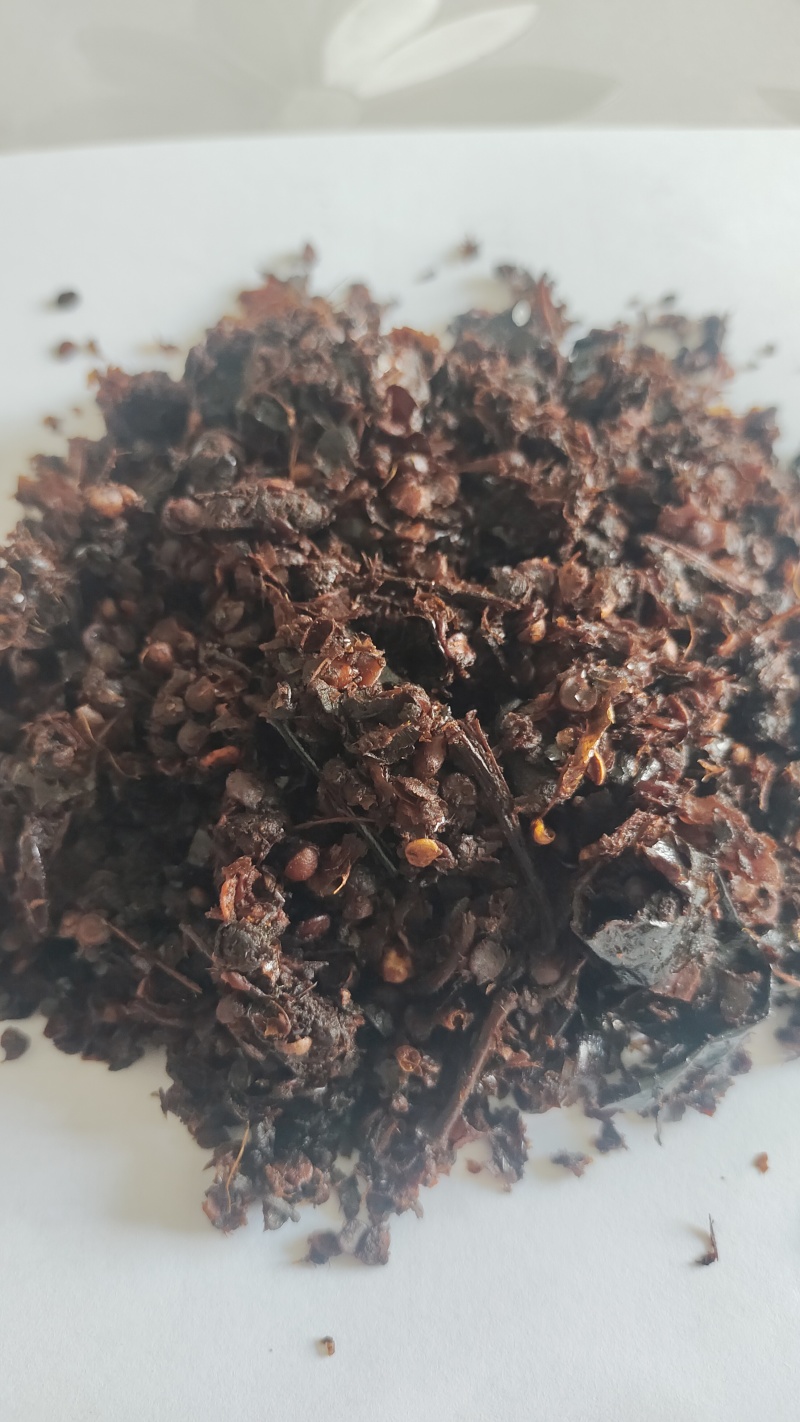 辣椒油渣
