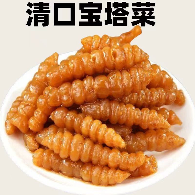 新鲜酱地环酱宝塔菜螺丝菜老式腌制咸菜五香早餐咸菜