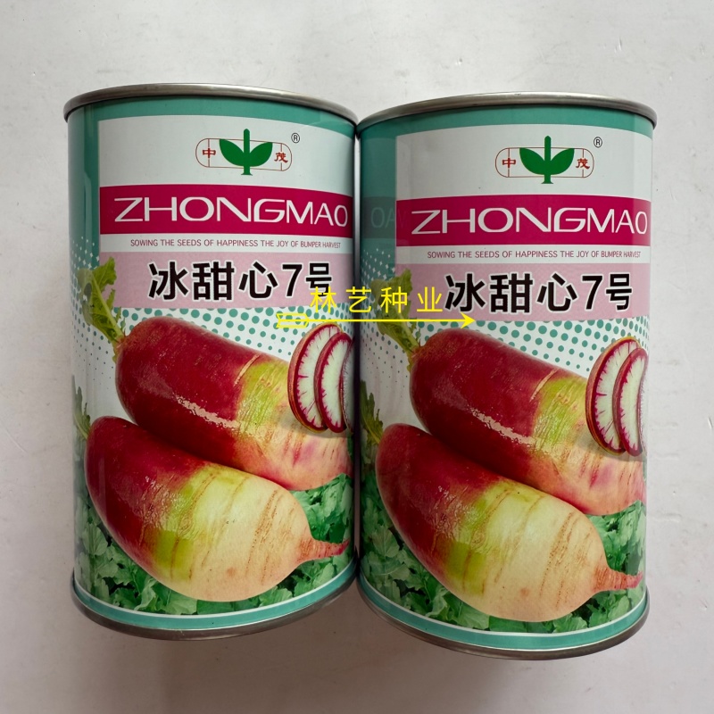 冰甜心7号冰淇淋水果萝卜种籽高产早熟甜脆三色原装正品大田