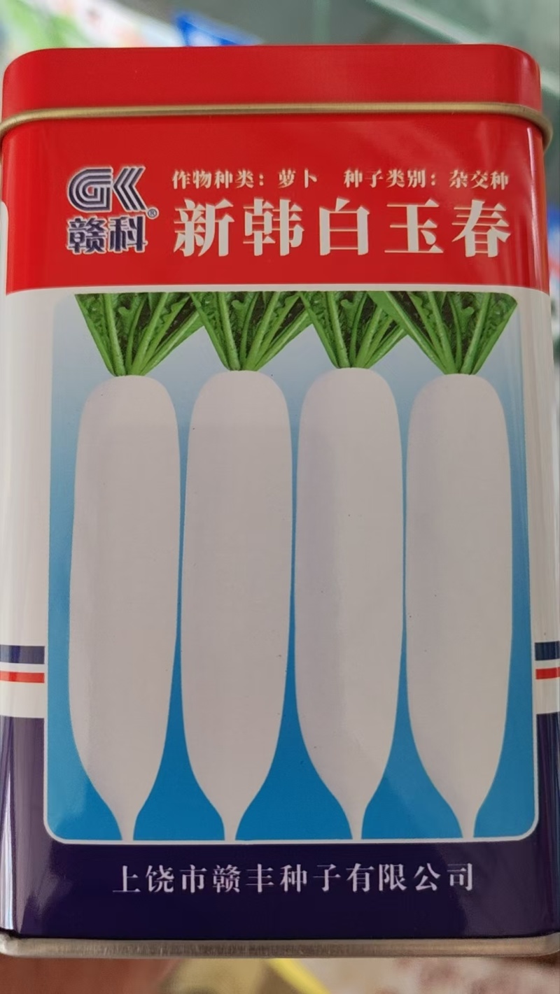 春萝卜种子白萝卜种子长白萝卜种子/韩国萝卜种子/盛田