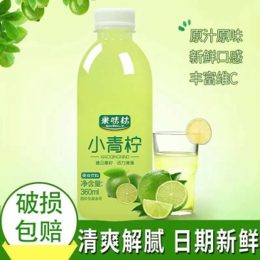 【买一箱发一箱】网红小青柠果味饮料360ml*0脂柠檬整箱