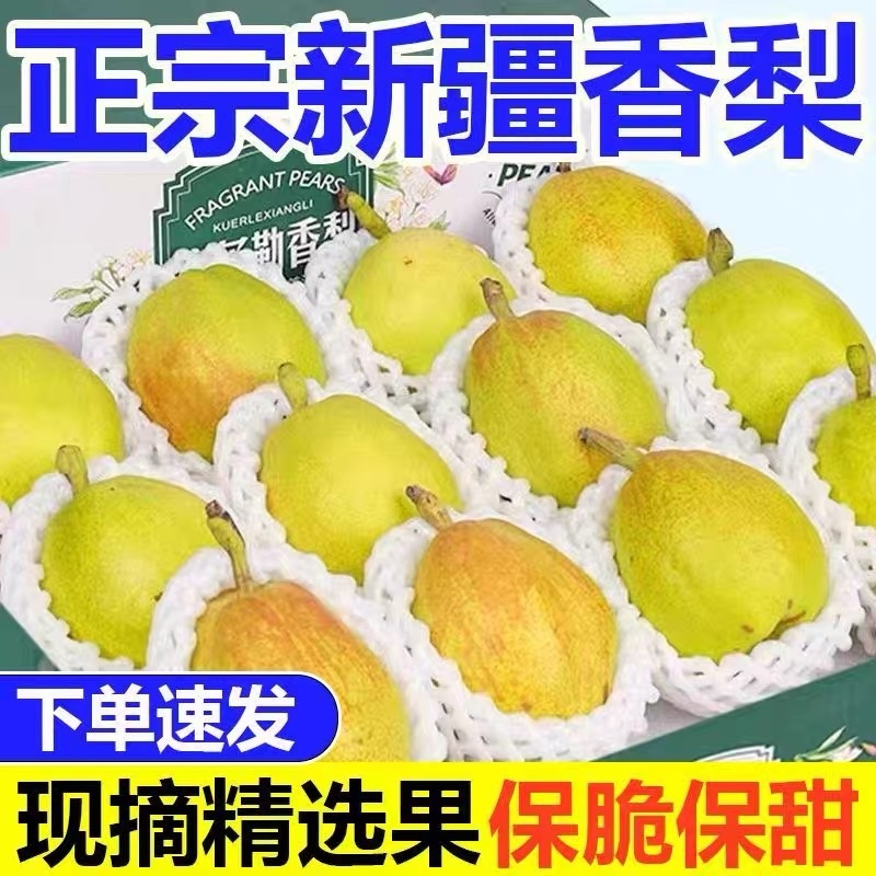 正宗新疆香梨红香酥10斤当季鲜果5斤，代发落地配大车