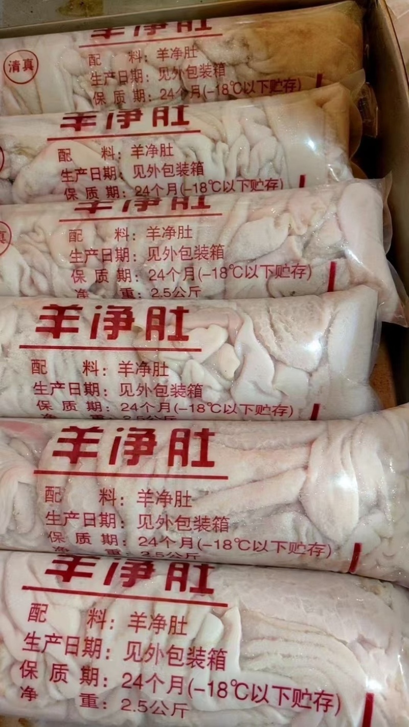 羊净肚免洗羔羊净肚一手货源