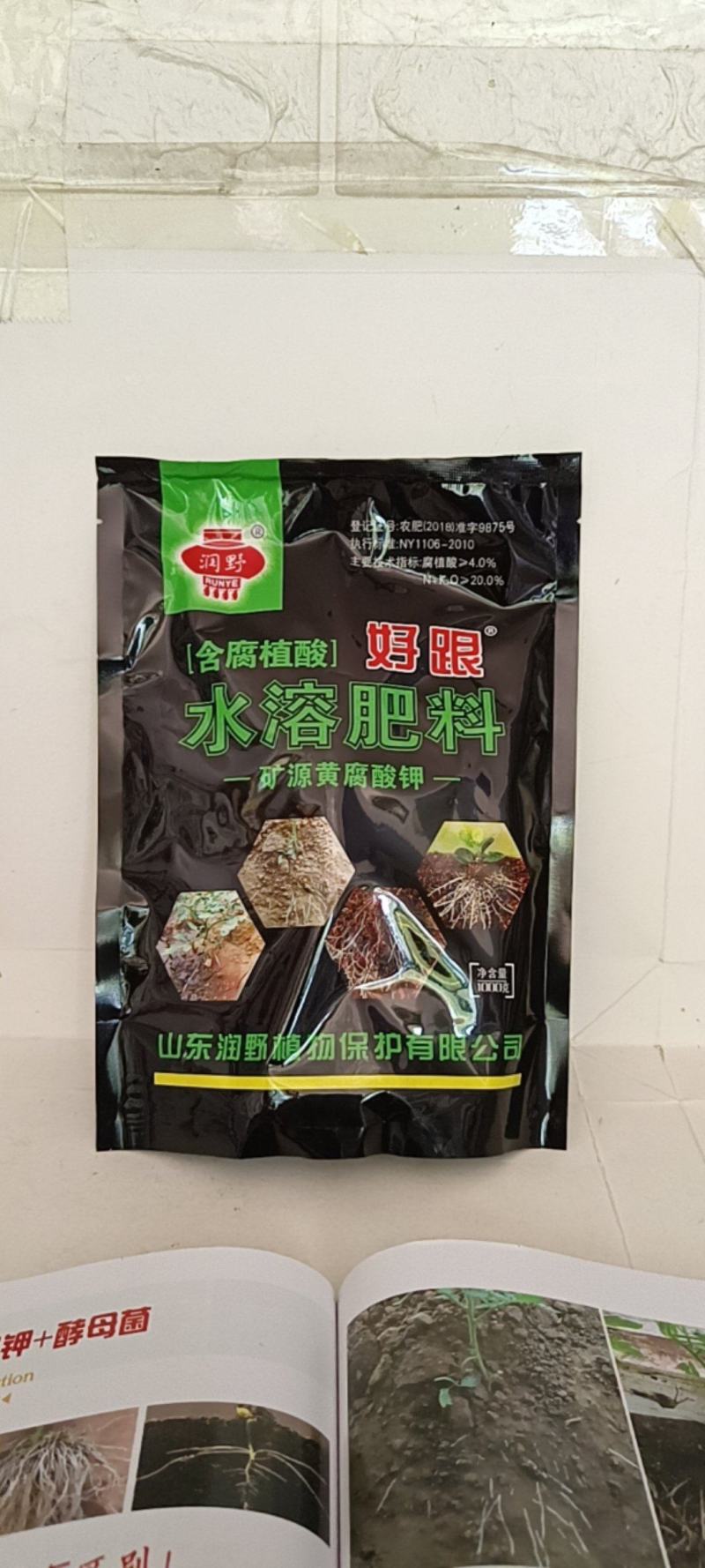 腐植酸水溶肥好跟生根养根护根改梁土壤使用后12小时根系