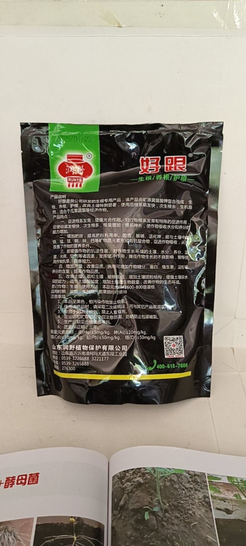 腐植酸水溶肥好跟生根养根护根改梁土壤使用后12小时根系