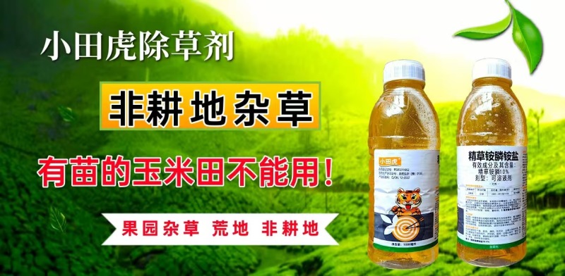 小田虎精草铵膦铵盐除草剂1千克果园非耕地杂草使用农用正品