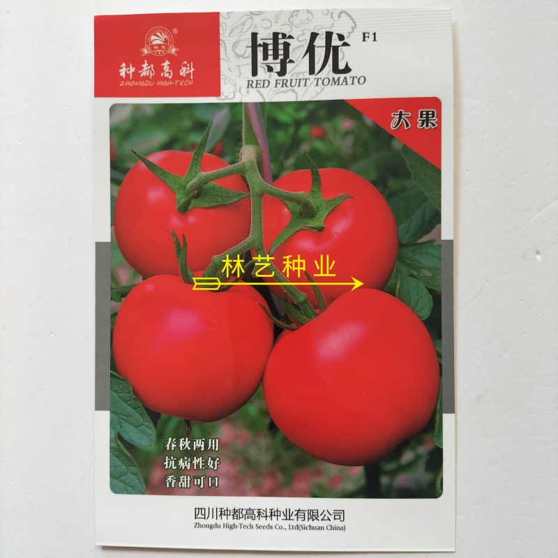 博优番茄种子口感好无限生长粉亮大果高产抗病春秋播