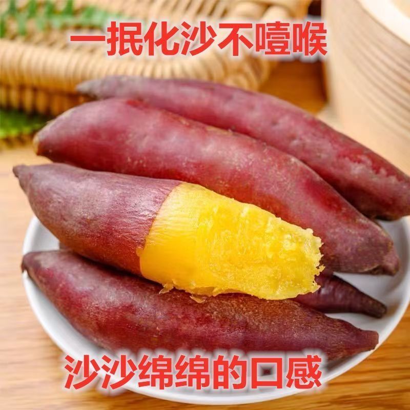 超甜沙地蜜薯大量上市西瓜红板栗薯龙九