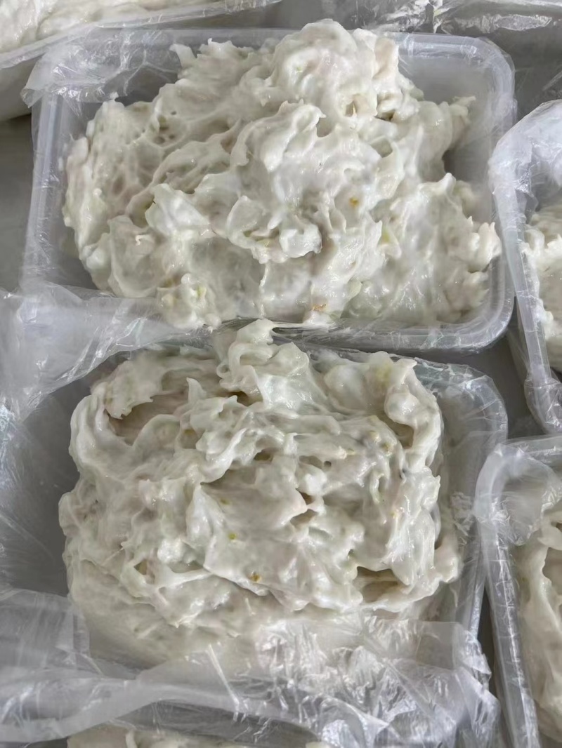 墨鱼滑纯手工墨鱼胶墨鱼丸子原材料一斤一盒可定制标签