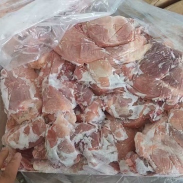 小肥猪精碎肉倒三七毛排修下来的优质块大