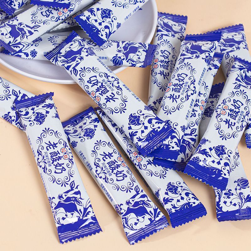 老酸奶风味软糖拉丝糖网红零食支持一件代发