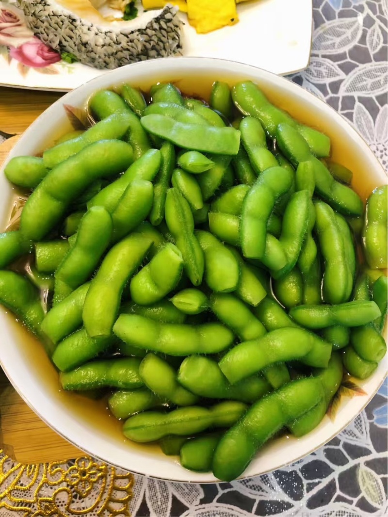 麻辣毛豆冷冻调味剪尾精品毛豆香辣蒜香毛豆凉拌凉菜开味