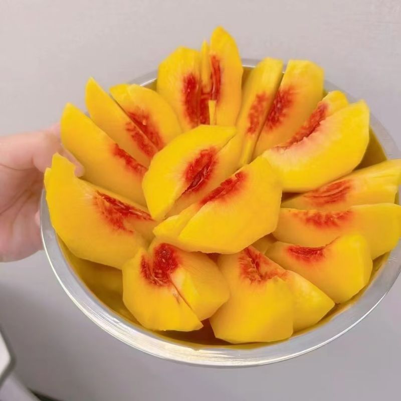精品黄桃锦绣黄桃自己果园大量供应可视频看货