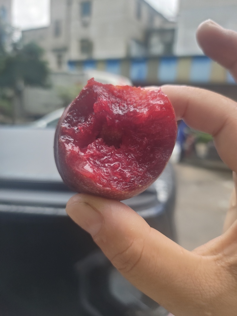 嵊州桃形李红心李子脆甜五斤装
