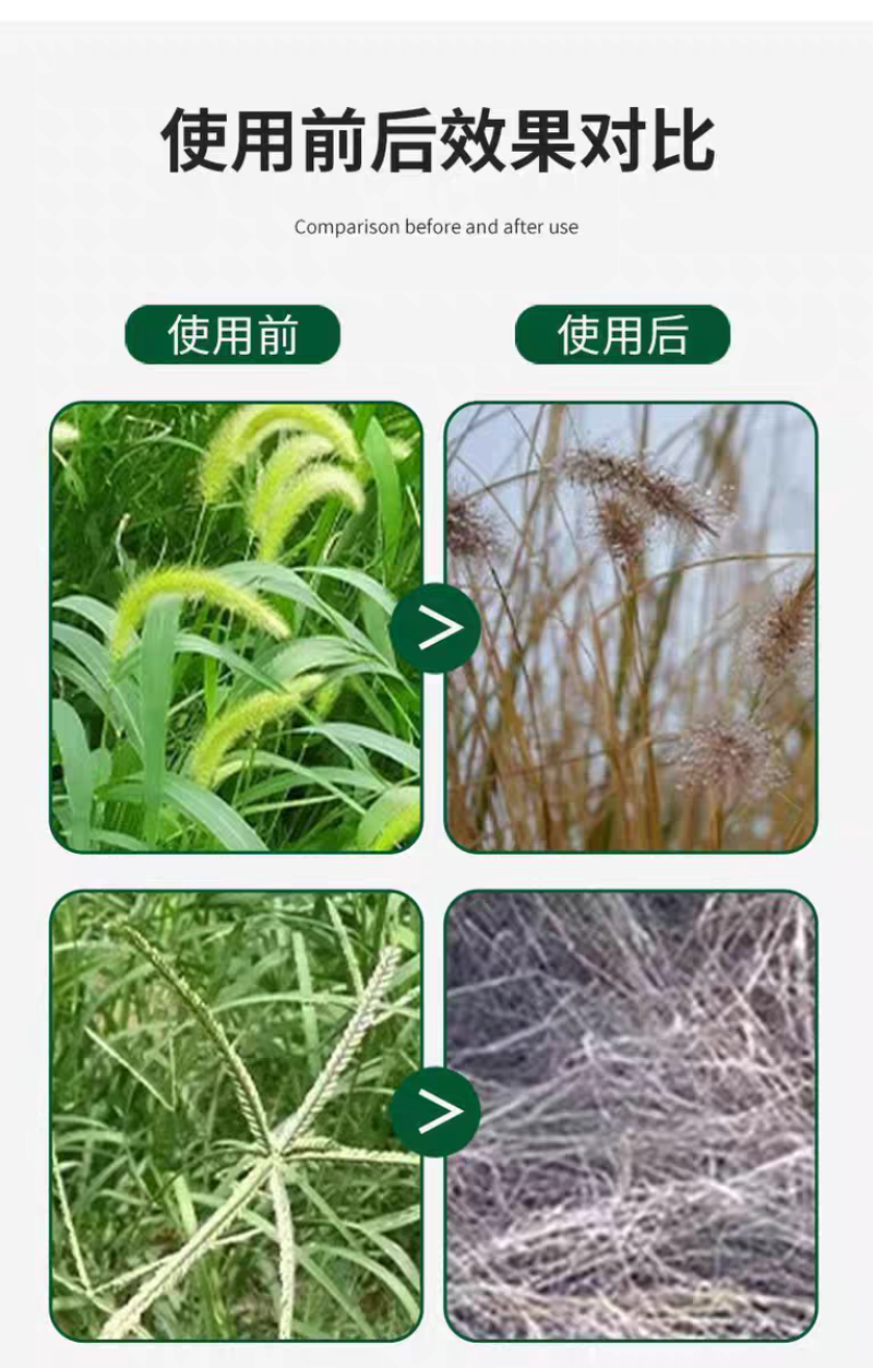 麒丁精草铵膦铵盐农药除草剂果园非耕地快速杀草不伤土壤