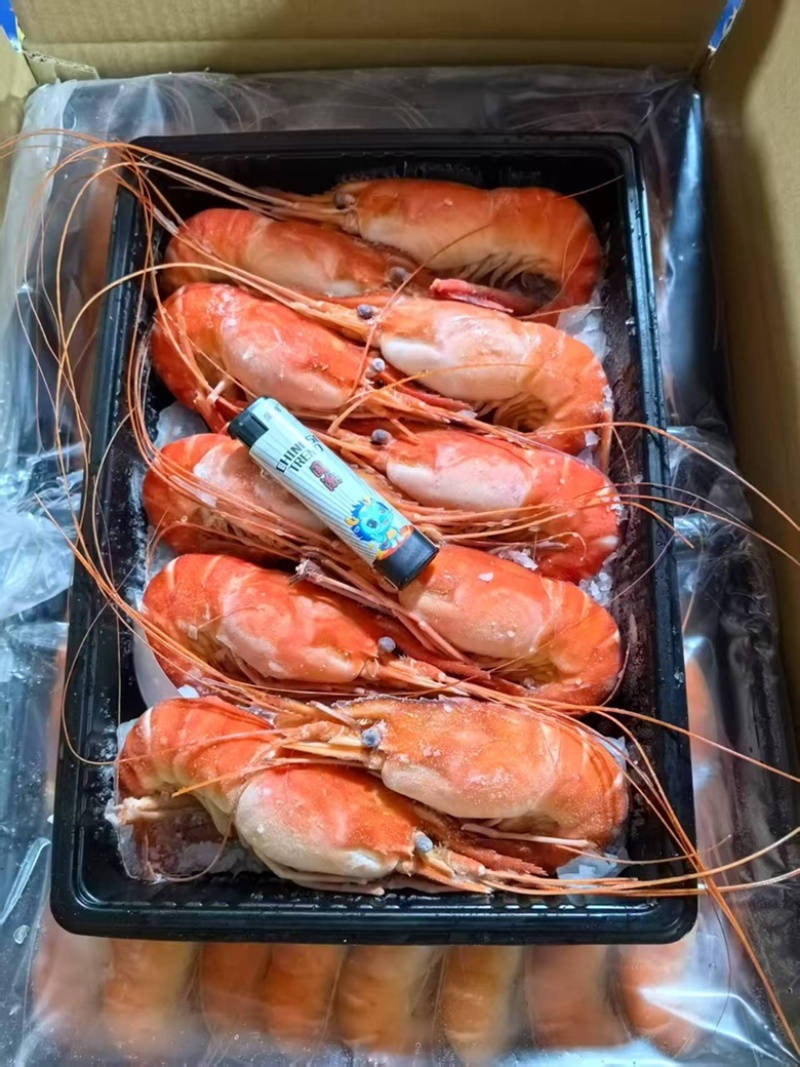 半海水养殖罗氏虾罗氏沼虾比淡水更Q弹饱满