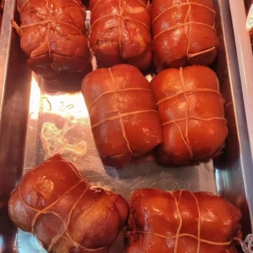 【卤味】熟食店必备捆肘成品老汤上色即可