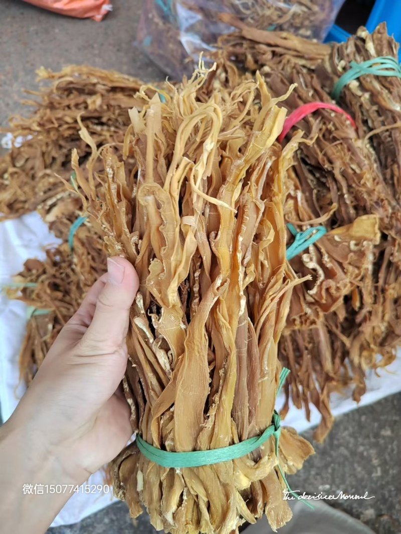 黄笋干农村嗮干黄笋黄笋干