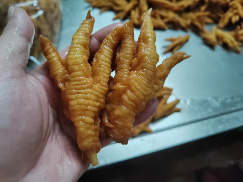 虎皮凤爪炸爪茶楼卤水烧腊**原料加工