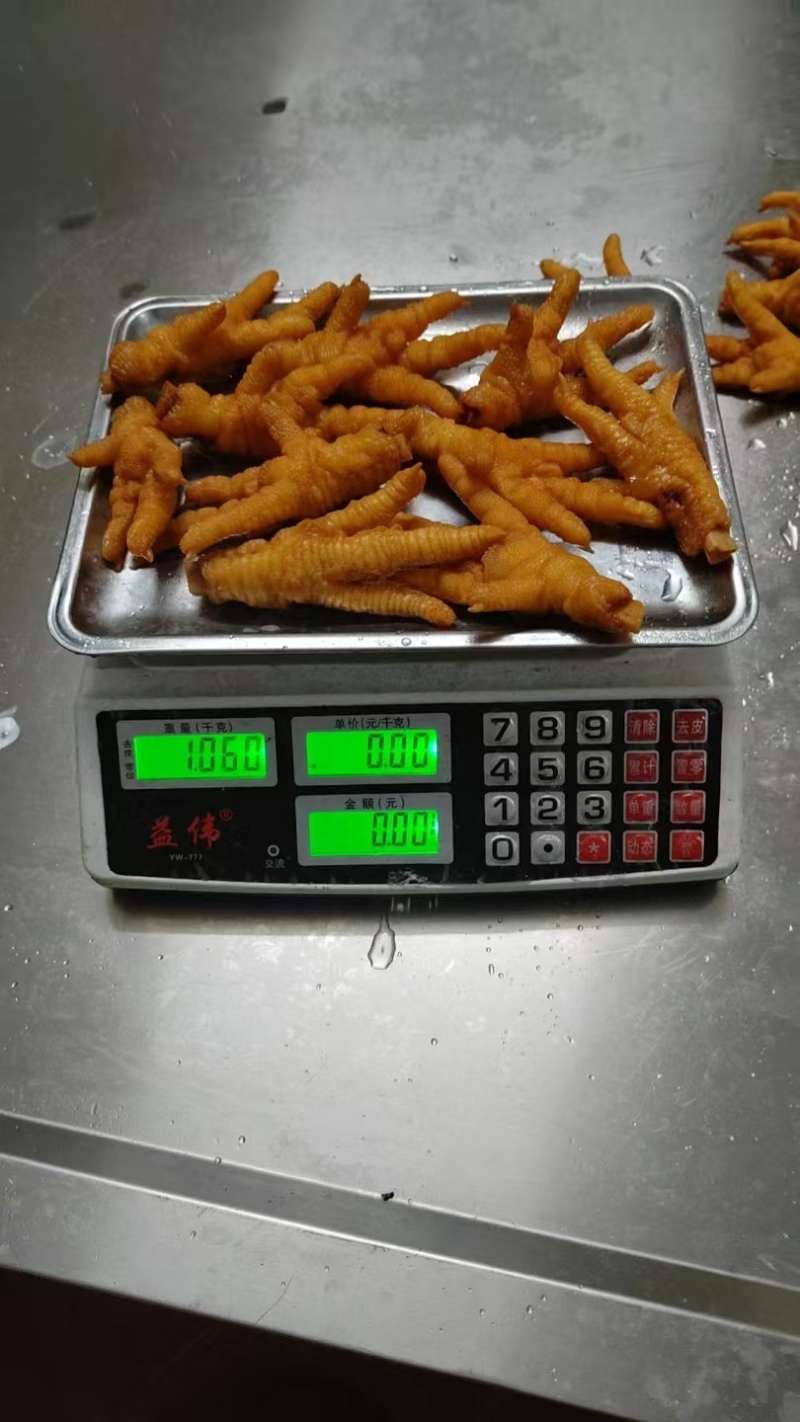 虎皮凤爪炸爪茶楼卤水烧腊**原料加工