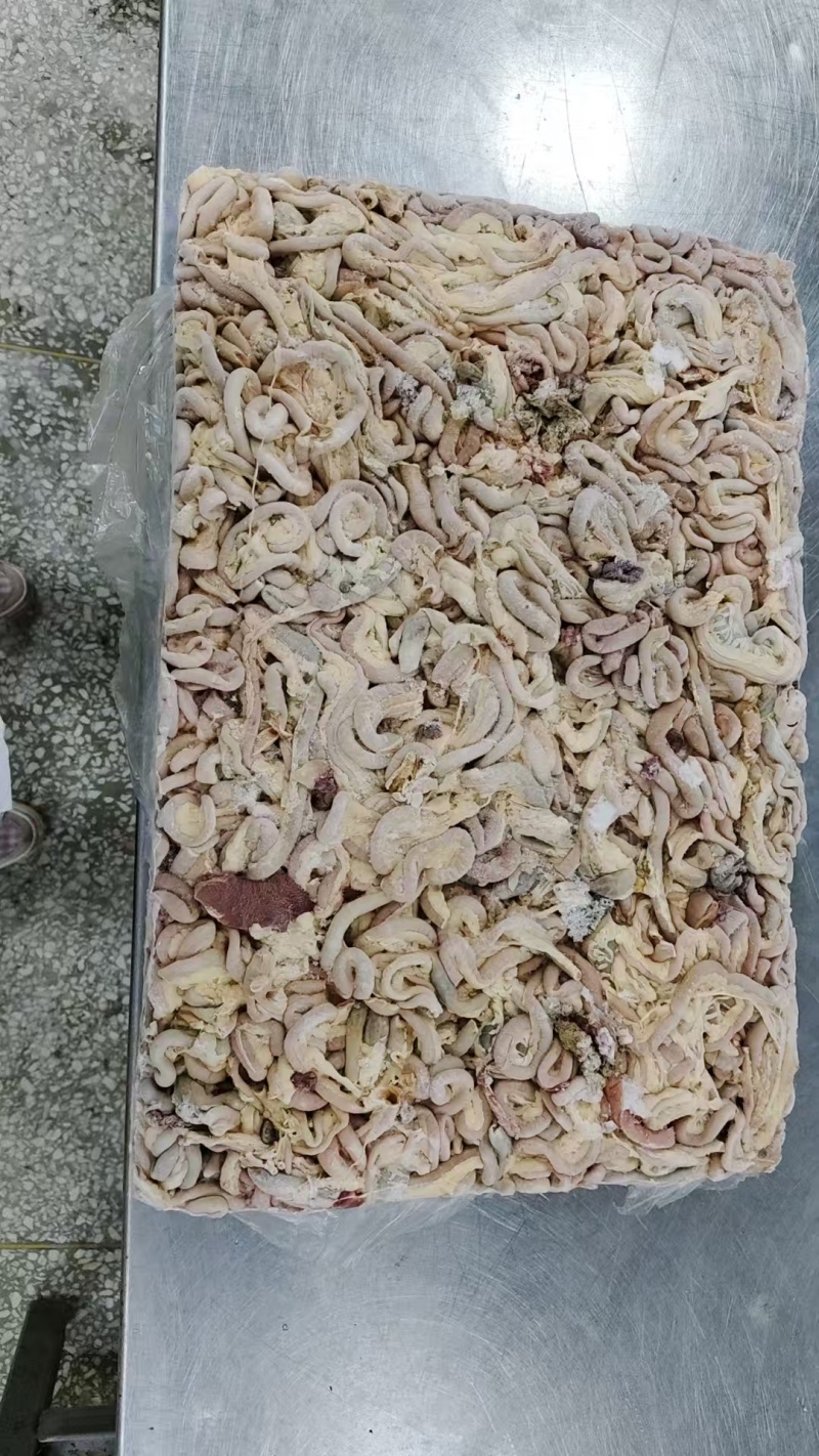 鸭肠料，喂鱼**全新冷冻批发价格非常便宜比白菜还便宜。