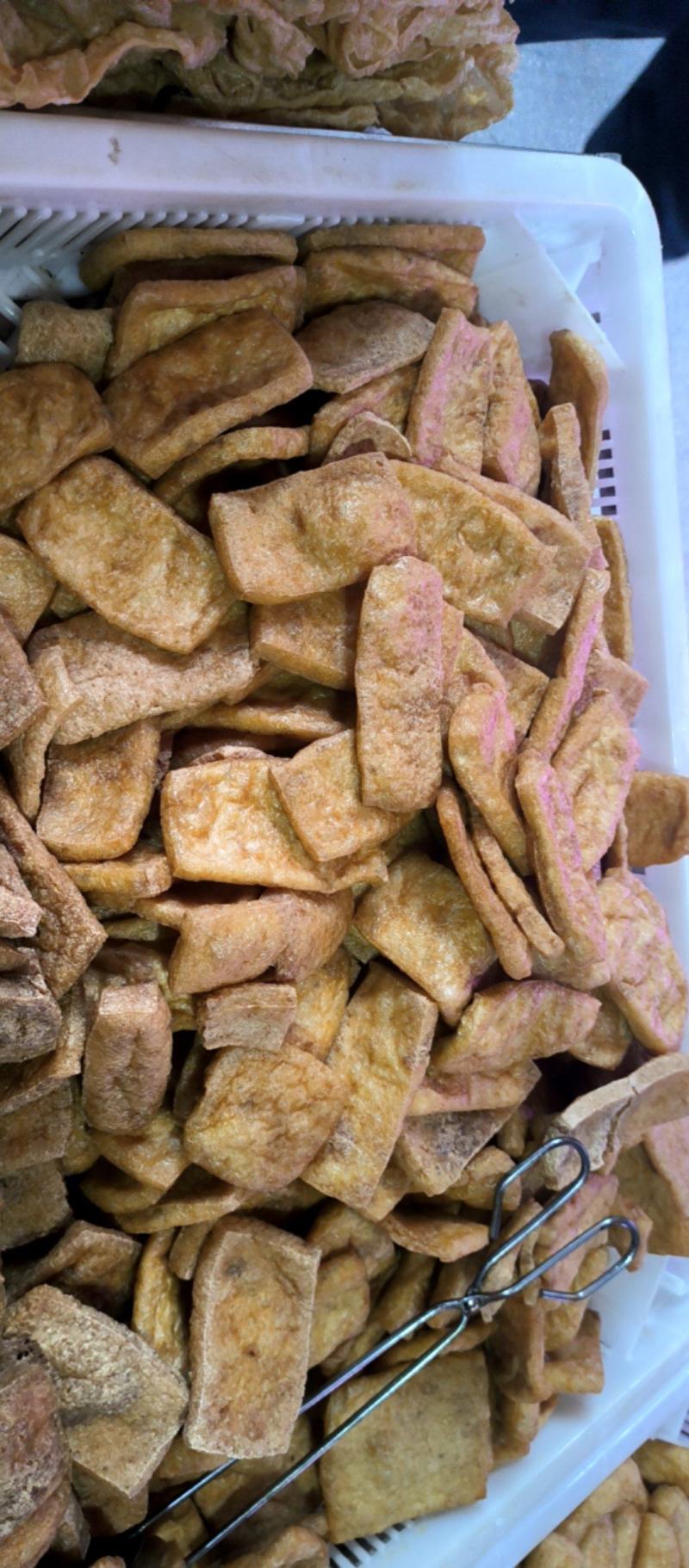 手工油豆腐，正宗纯黄豆，可现场观看生产