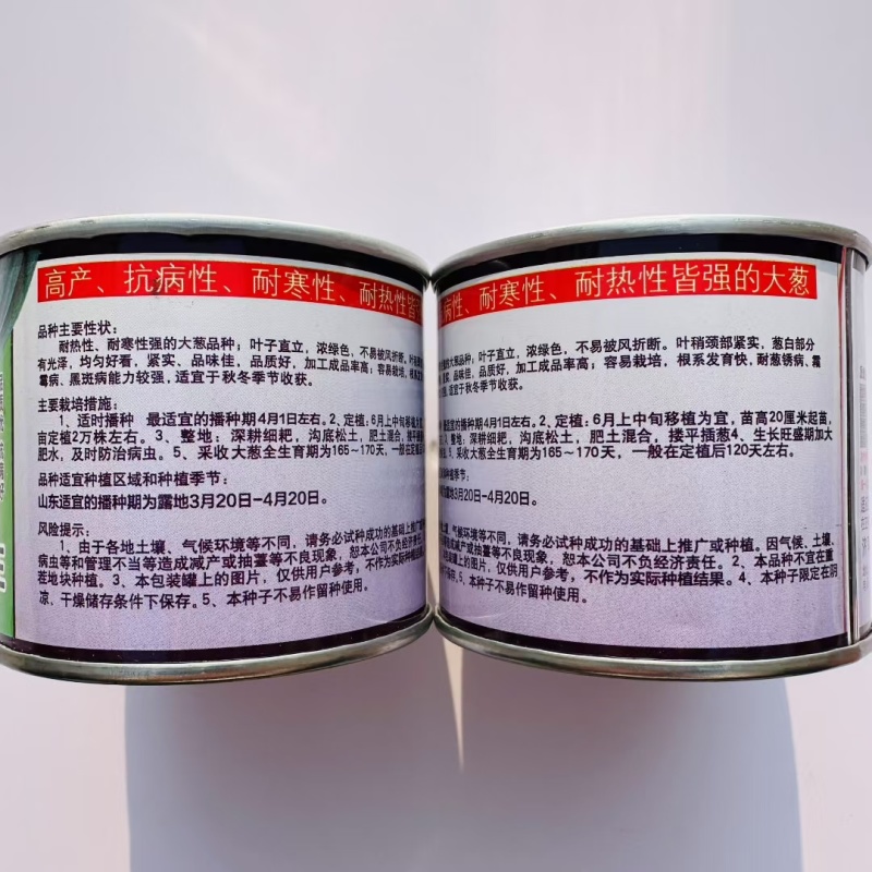双抗铁杆王大葱种子高白抗病抗倒伏大葱种子