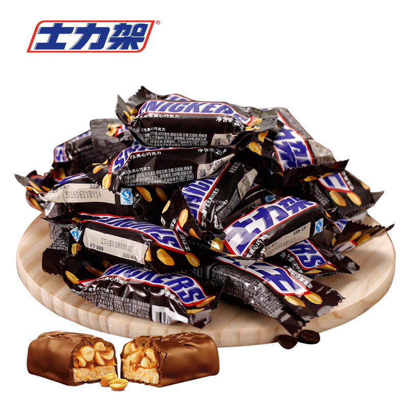 士力架花生夹心巧克力240g起休闲零食喜糖充饥糖果20g