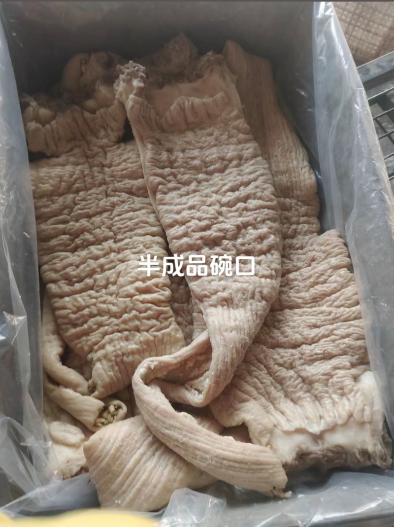 【牛副产品】河南惠济牛碗口半成品牛肠头量大从优可视频看货
