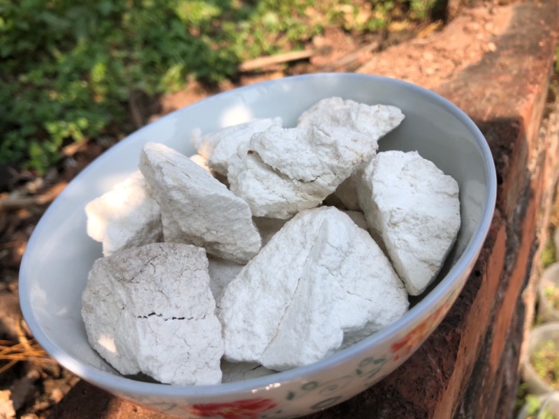 云南白茯苓块手工切块纯无硫自然晒干茯苓块