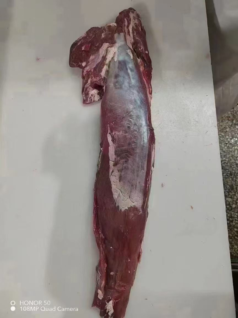 S牛里脊，牛柳，精修去油，不带侧边，带里脊头，国产纯干
