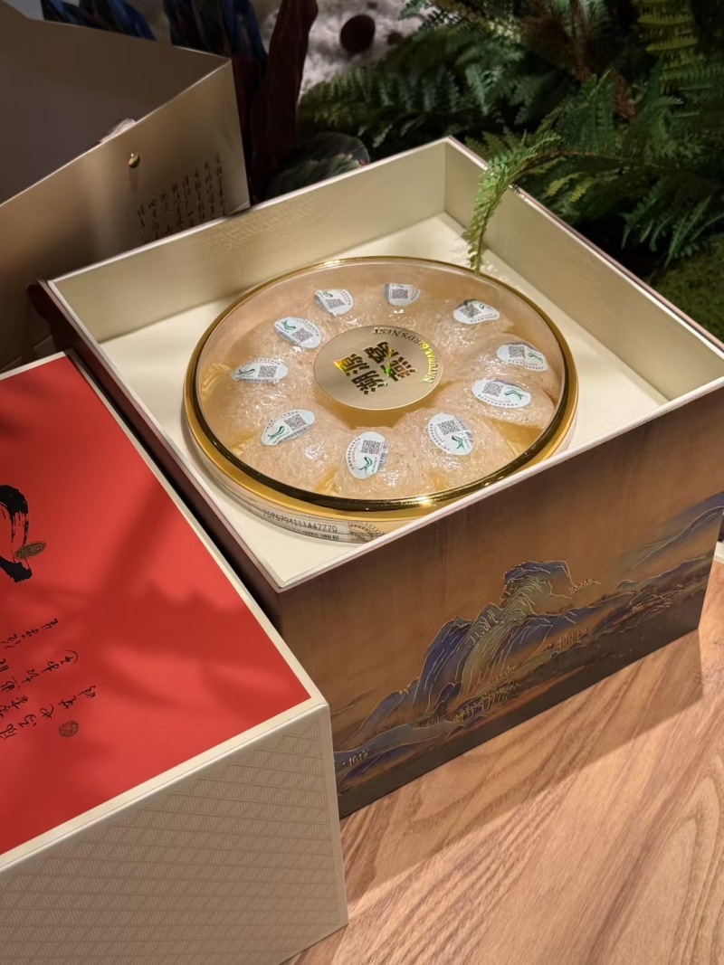 燕窝滋补礼盒红参鹿茸石斛西洋参进口燕窝五拼礼盒送礼大气
