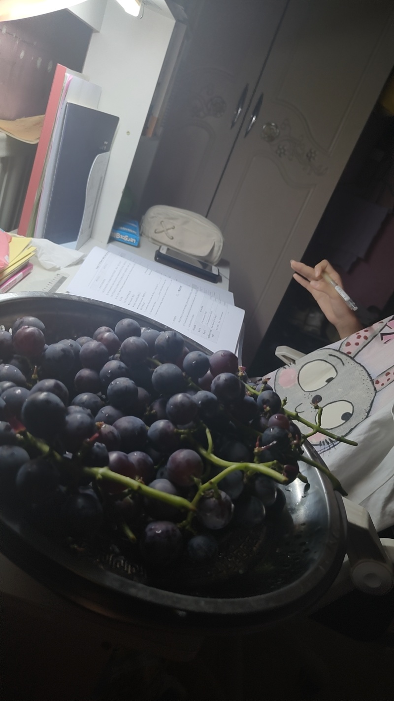 早蜂王葡萄，夏黑葡萄