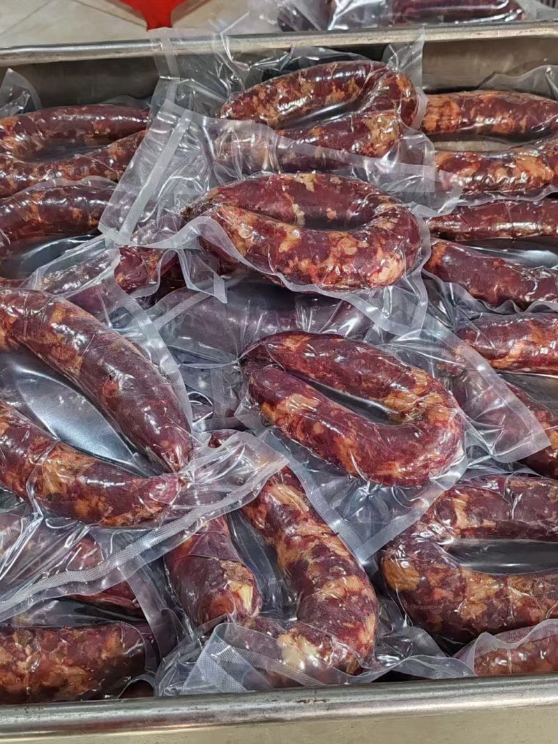 新疆风味熏马肠，纯马肉肠