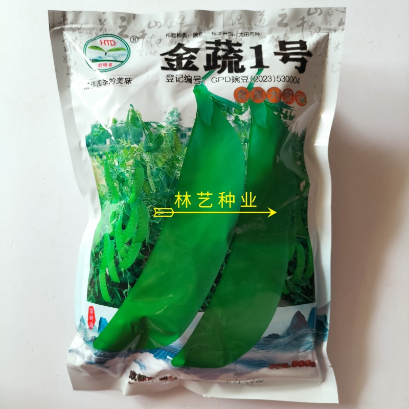 金蔬1号食荚大菜豌种子抗病高产软荚豌豆角荷兰豆农家菜园