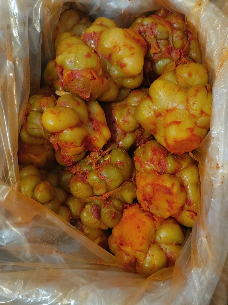圆形榨菜