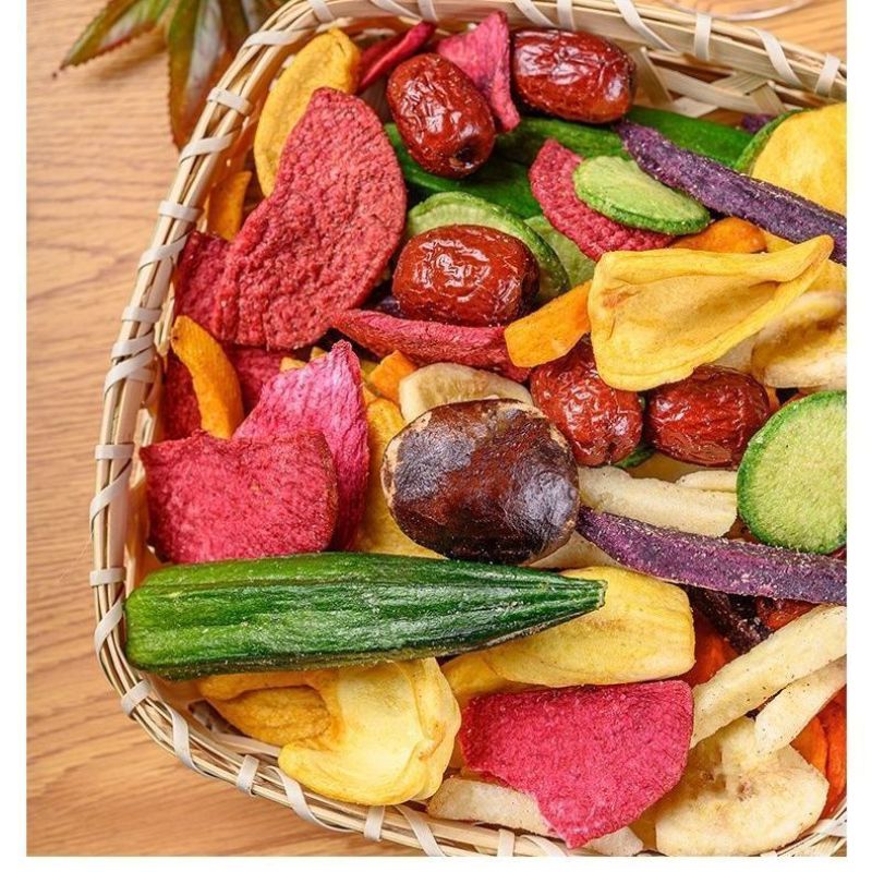 综合果蔬脆蔬菜干水果干混合装什锦蔬果干秋葵香菇脆干果零食