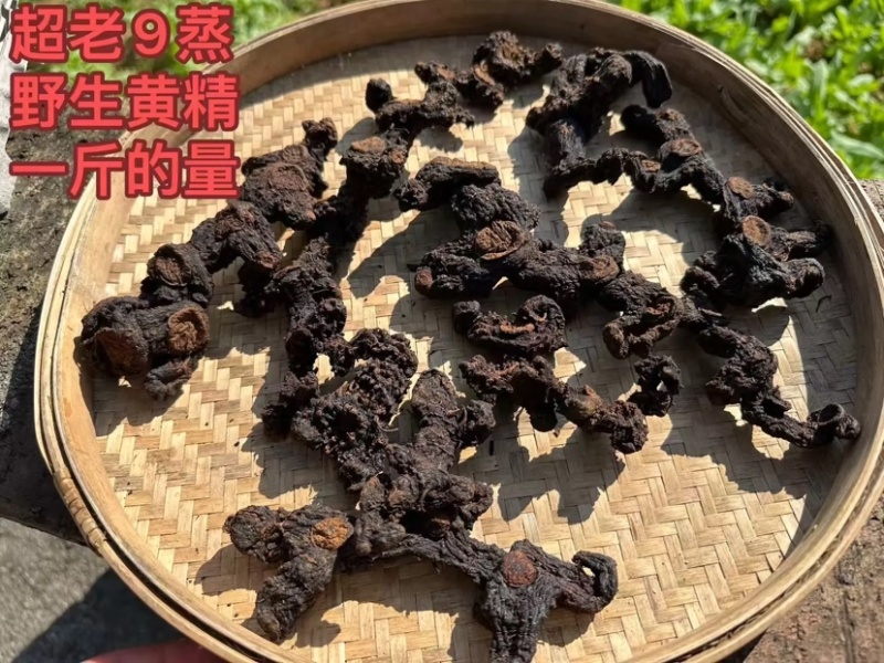 广西纯野生多花黄精九制足干货（正品保证）