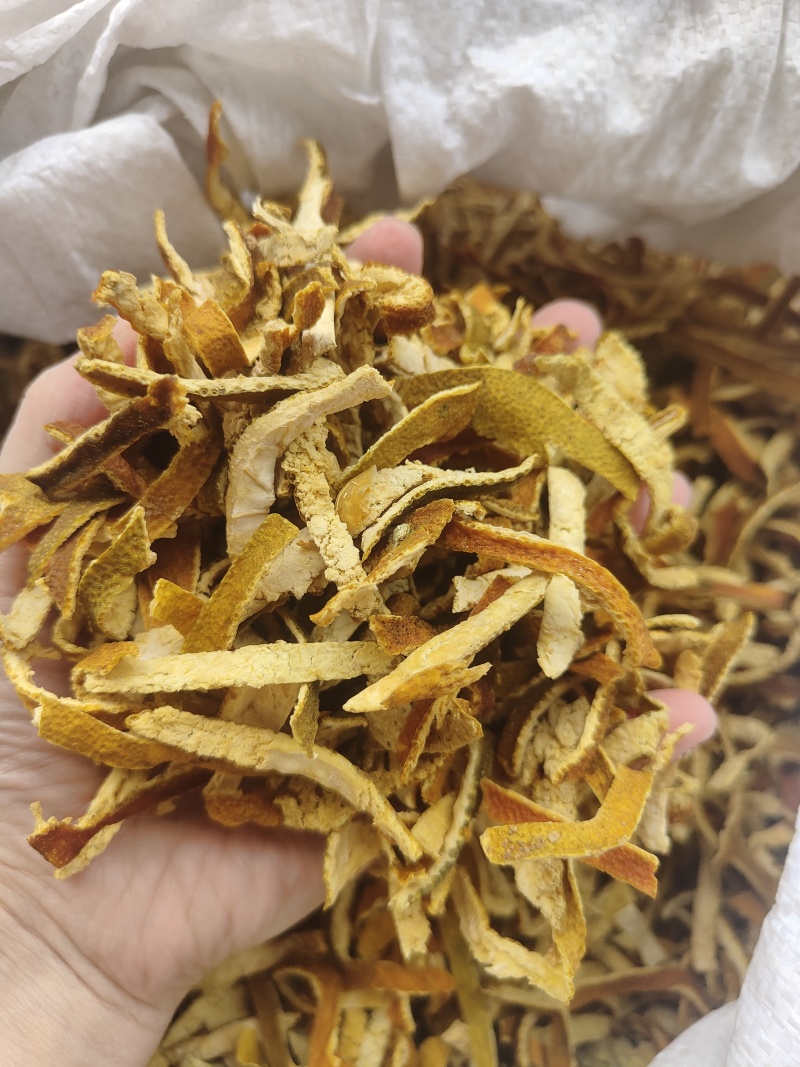 烘干陈皮个橙子渣，桔渣，陈皮丝，橙皮丝湖北产地现货供应