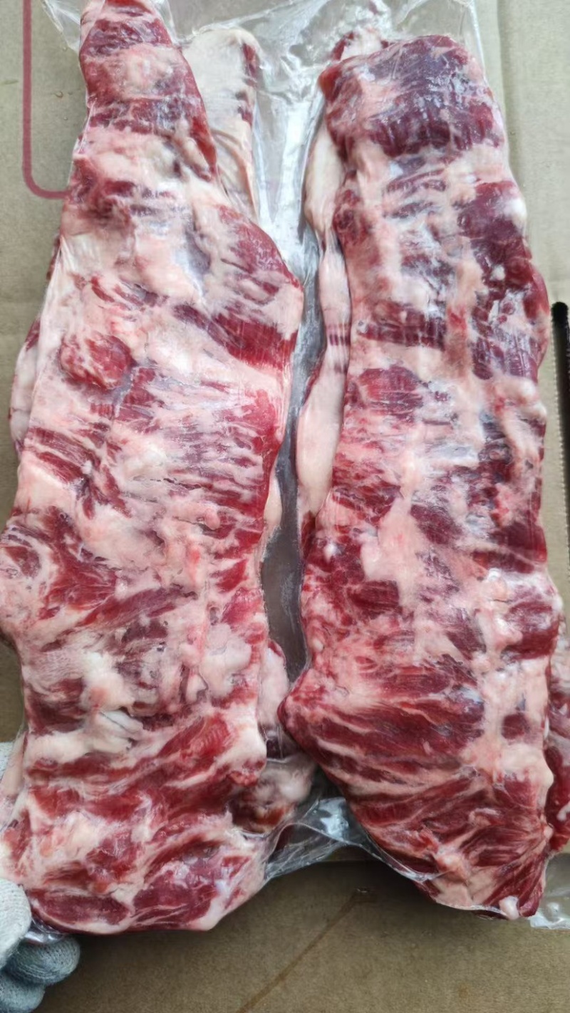 谷饲牛裙肉，牛内裙肉，精修，烧鸟烤肉必备，热缩小包装。
