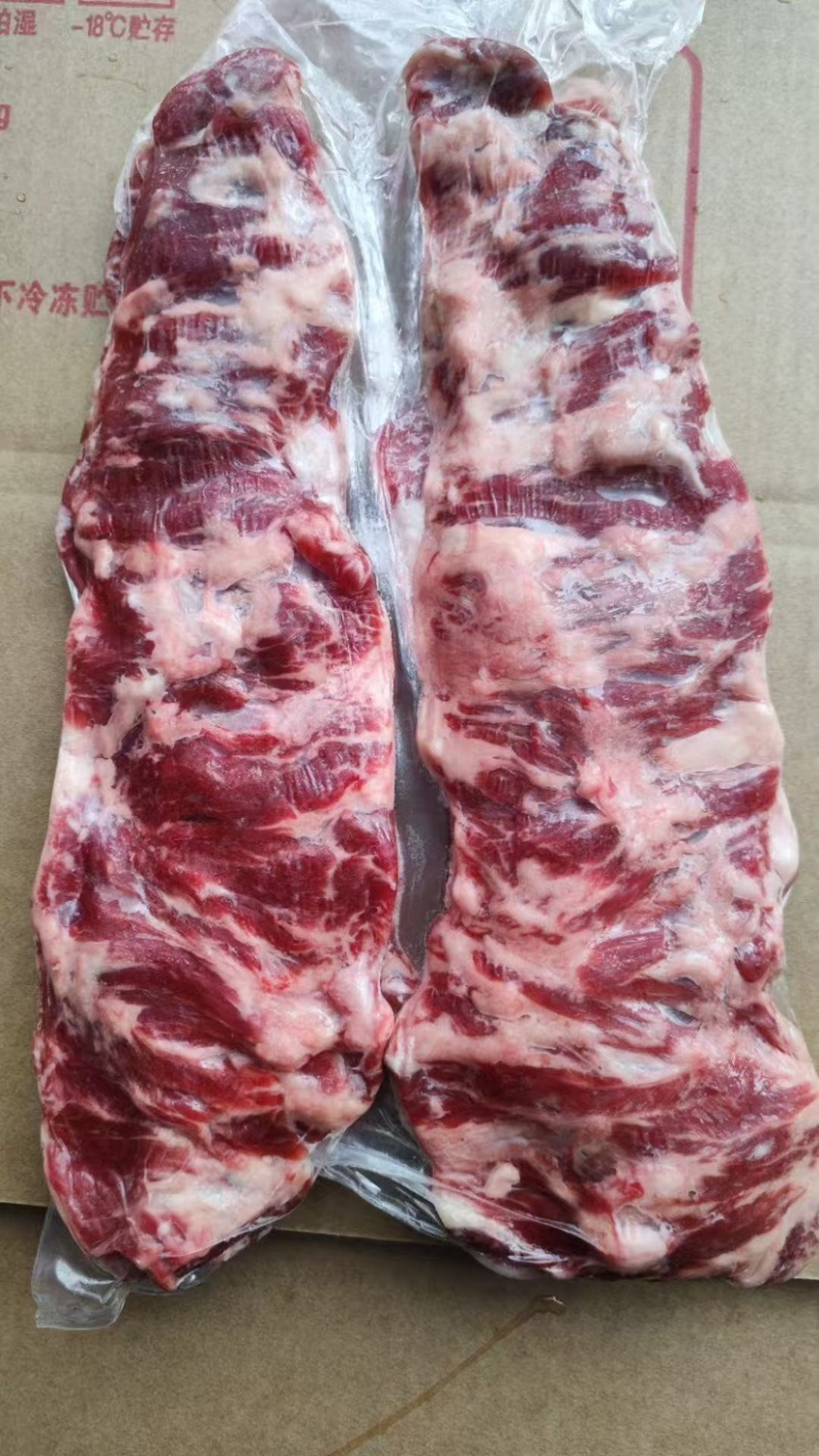 谷饲牛裙肉，牛内裙肉，精修，烧鸟烤肉必备，热缩小包装。