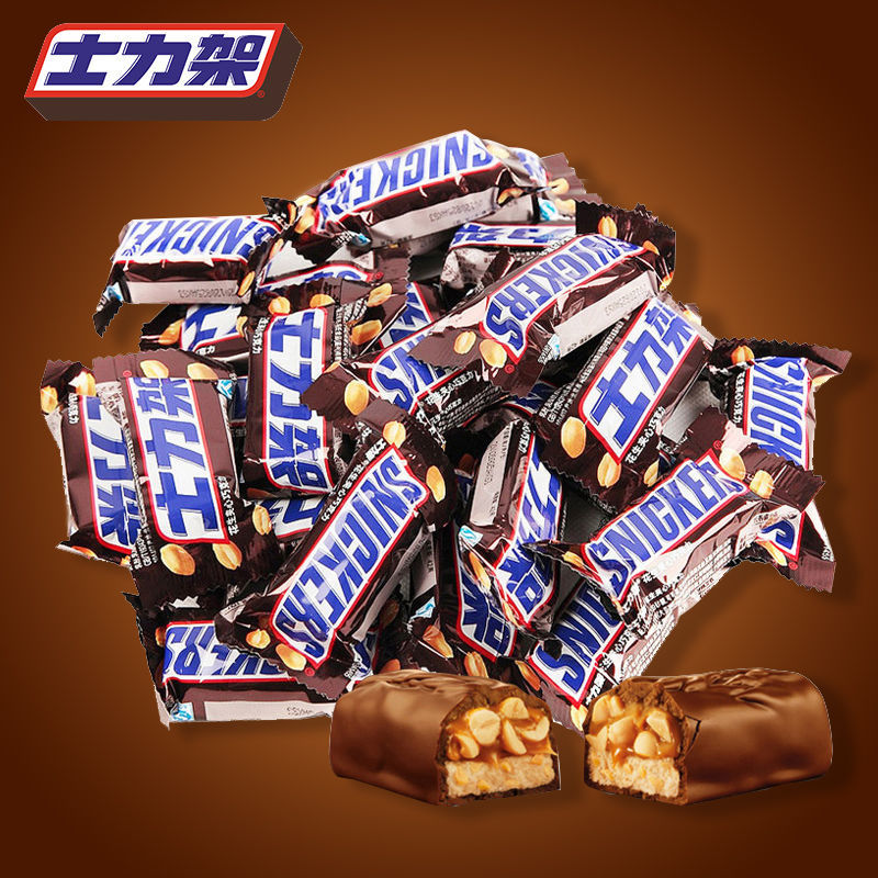 士力架花生夹心巧克力240g起休闲零食喜糖充饥糖果20g