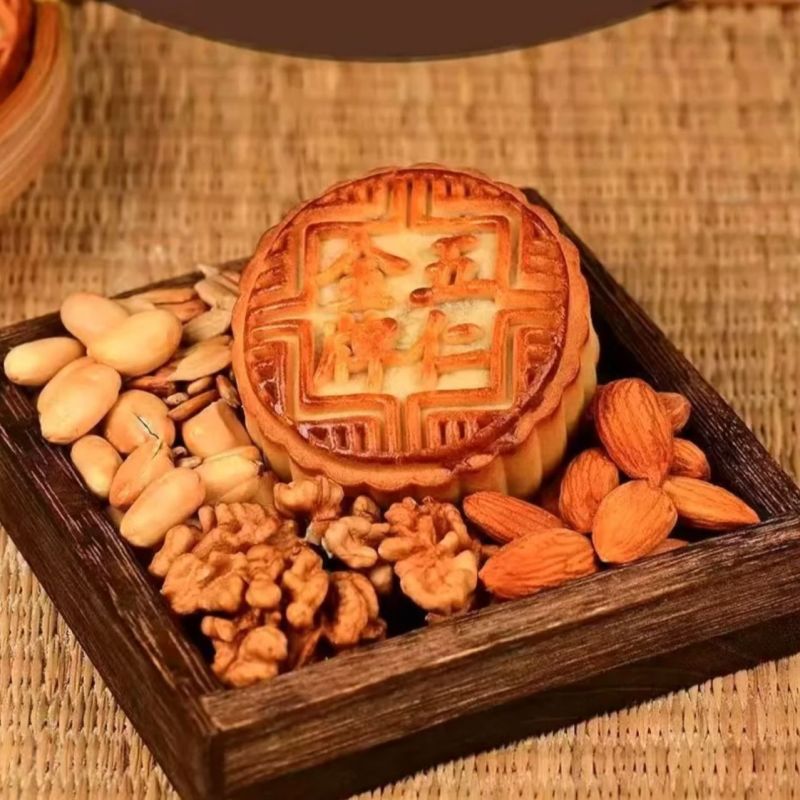 【10个大月饼】2斤五仁大月饼传统老式月饼散装老式五仁大