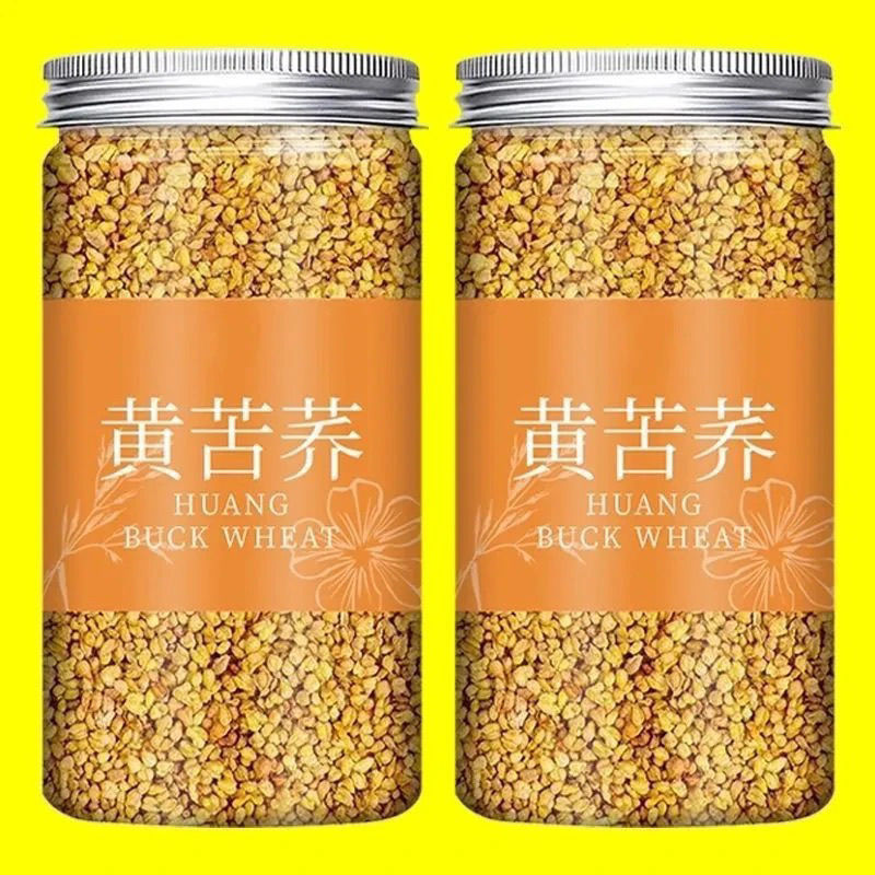黄苦荞茶特级浓香型荞麦茶正宗罐装苦荞干吃正品清热去火苦荞茶