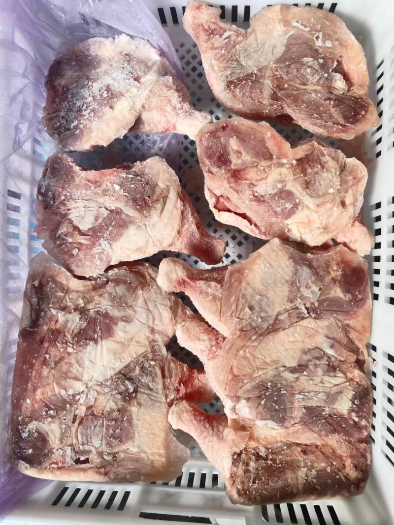 老鸡排腿，白毛种母鸡，箱装6公斤