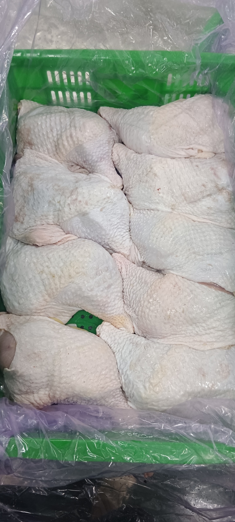 老鸡排腿，白毛种母鸡，箱装6公斤