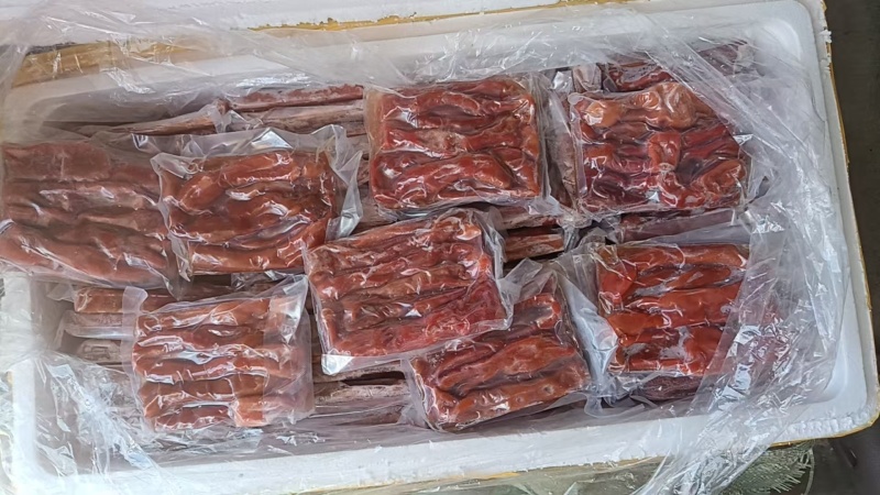 海肠鲜活海肠皮新鲜冷冻200克一包，商用，捞饭品质呱呱