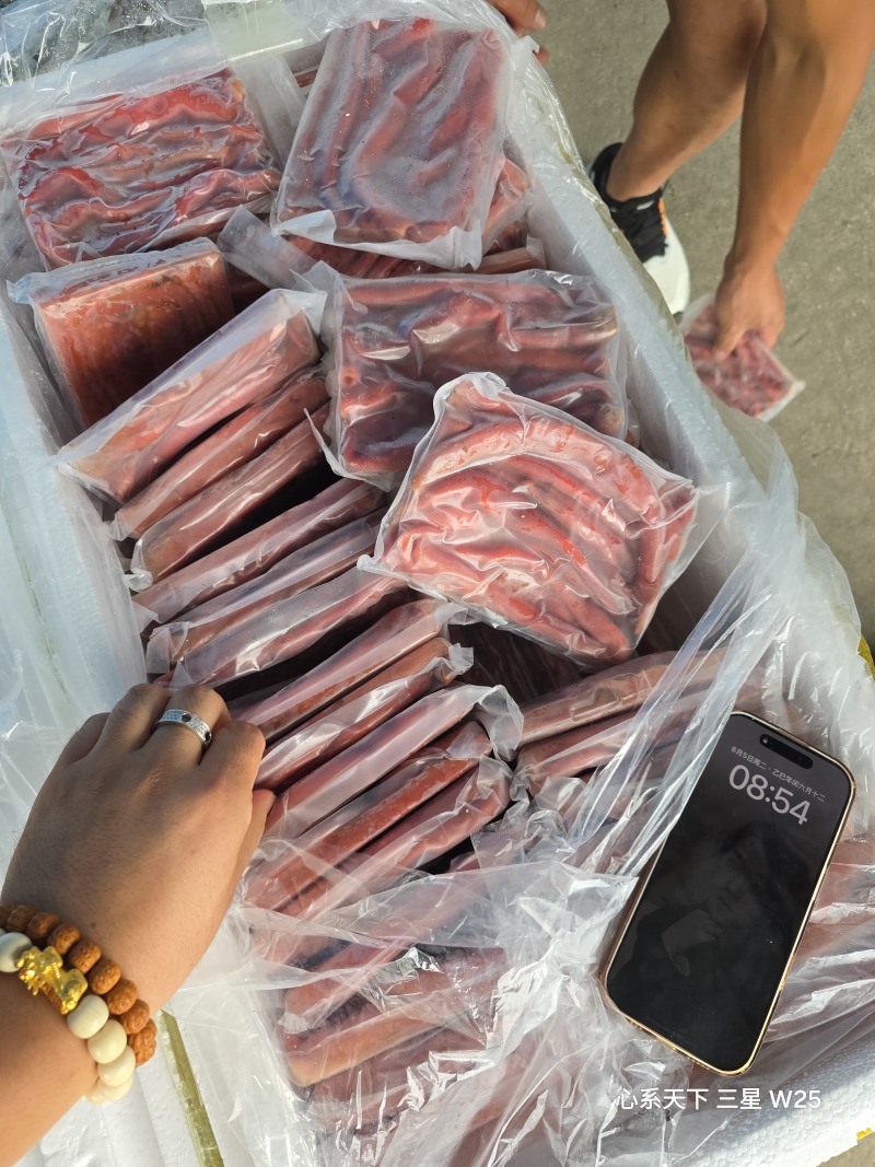 海肠鲜活海肠皮新鲜冷冻200克一包，商用，捞饭品质呱呱