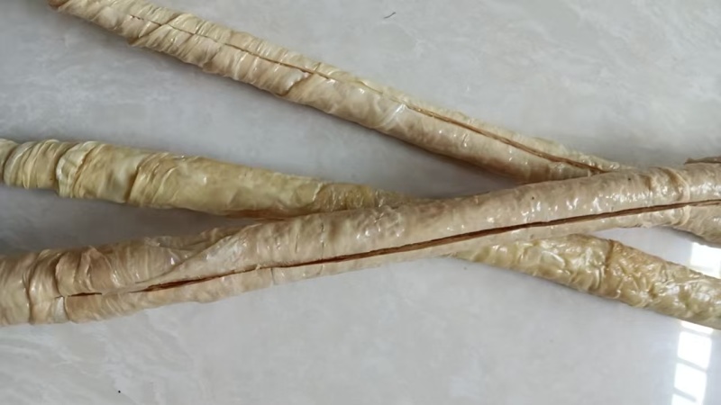 安徽精品手工豆皮棍子自产自销豆腐皮可视频看货