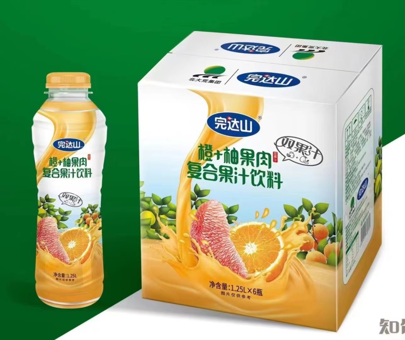 工厂直发，完达山1.25果汁6瓶，现货批发，欢迎来电咨询